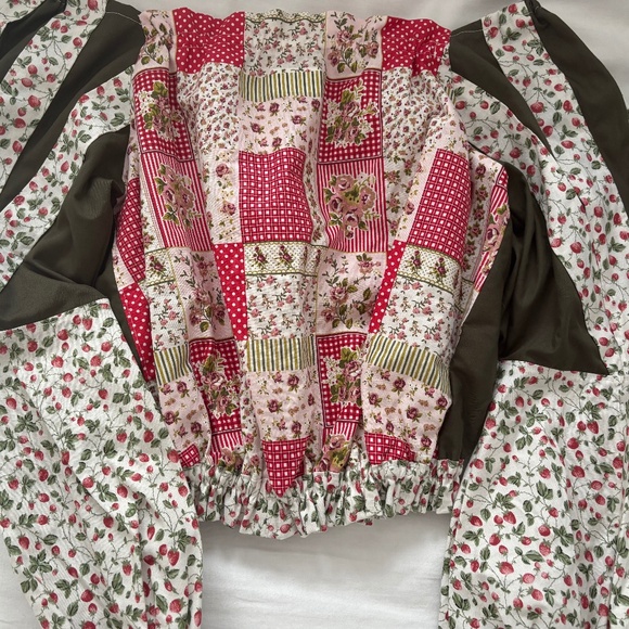 Handmade 70s peasant top - Picture 1 of 3